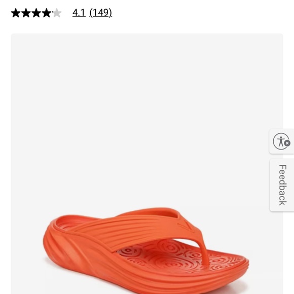 Used Vionic Tide Rx Flip Flop Sandal size 7 - Picture 3 of 3